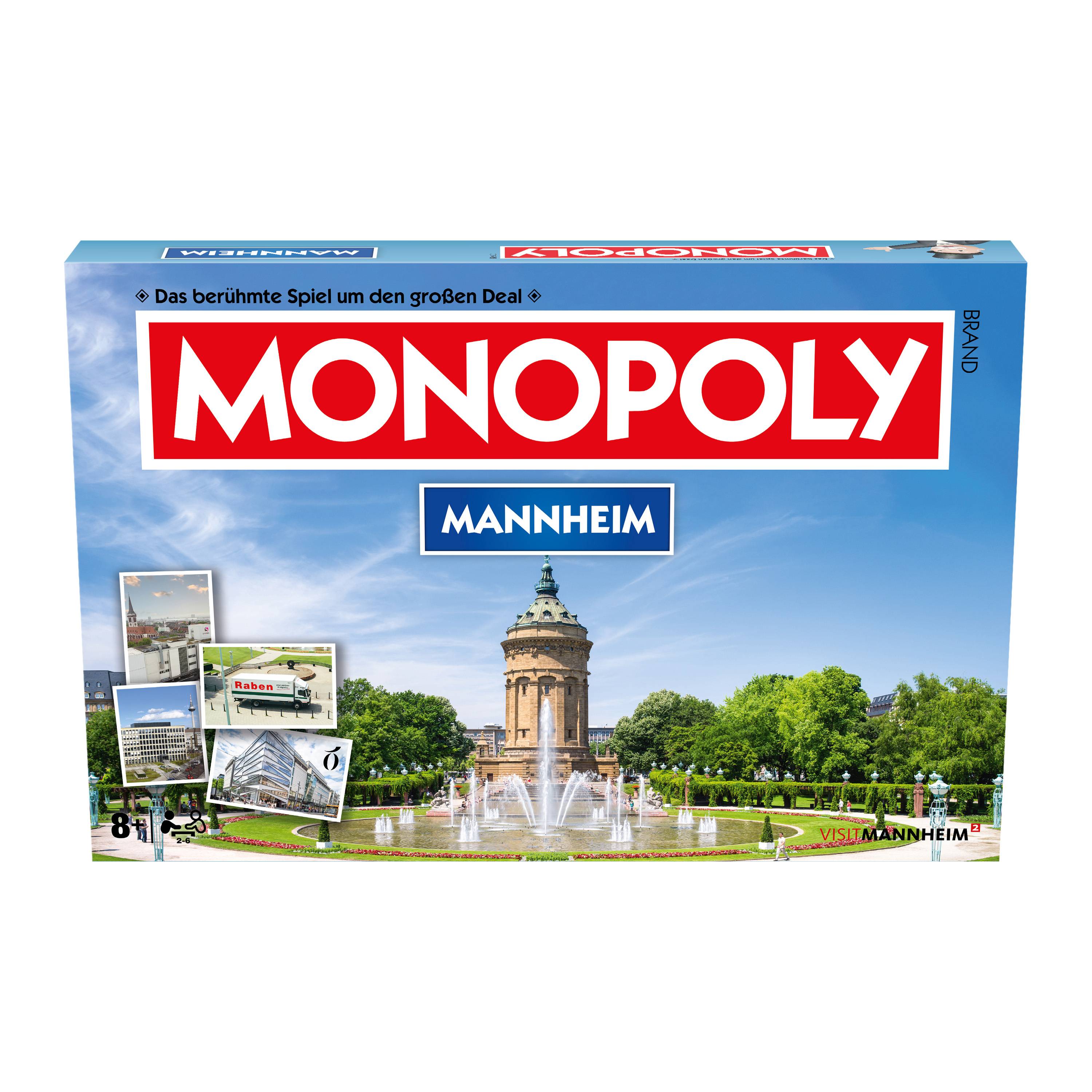 Monopoly - Mannheim Brettspiel Gesellschaftsspiel Spiel Cityedition Stadtedition