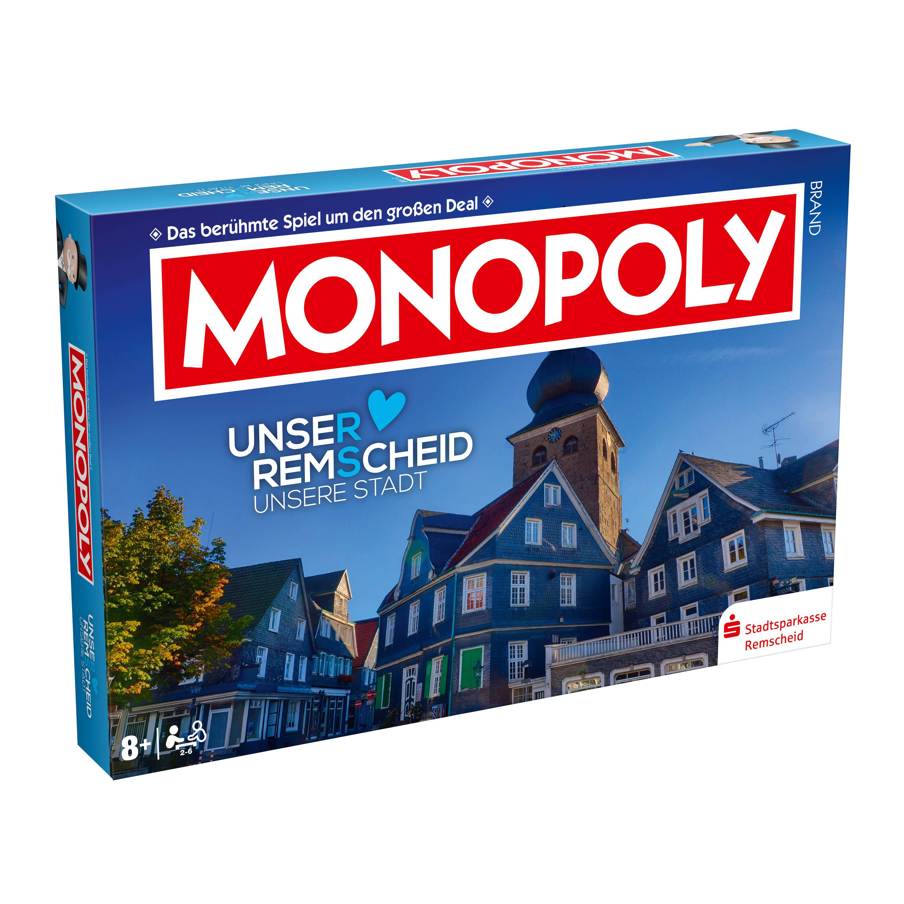 Monopoly - Remscheid Brettspiel Gesellschaftsspiel Spiel Cityedition Stadtedition