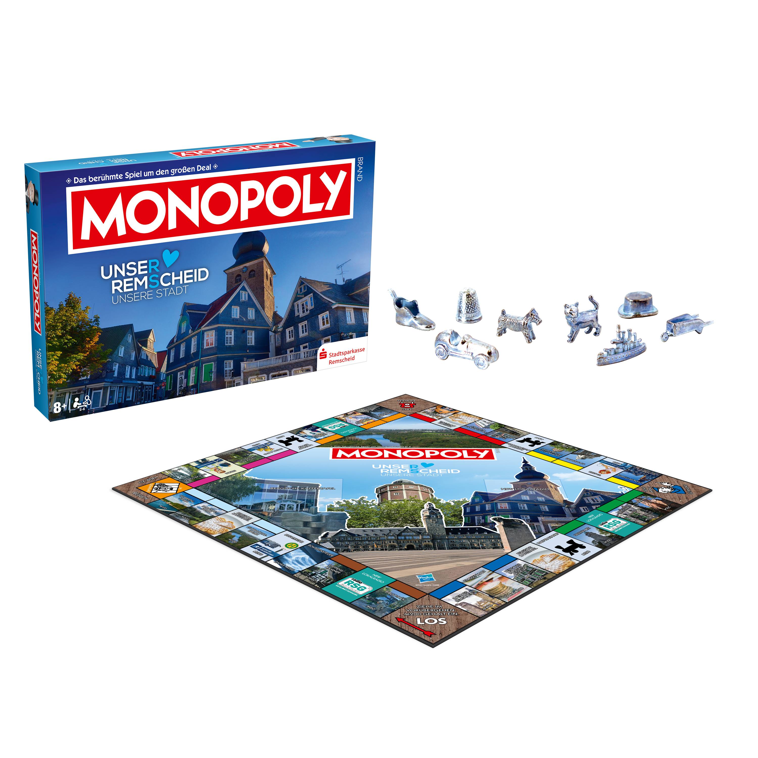 Monopoly - Remscheid Brettspiel Gesellschaftsspiel Spiel Cityedition Stadtedition