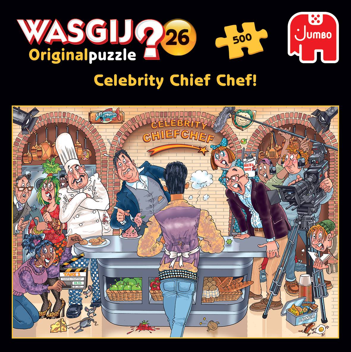 Wasgij Original 26 Die große Promi-Kochshow! 500 Teile Puzzle