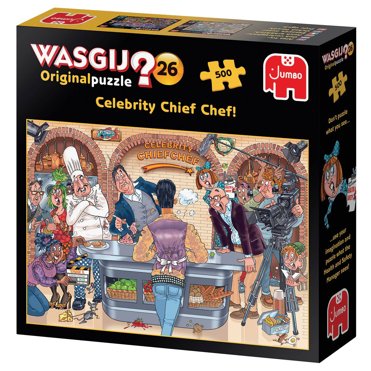 Wasgij Original 26 Die große Promi-Kochshow! 500 Teile Puzzle