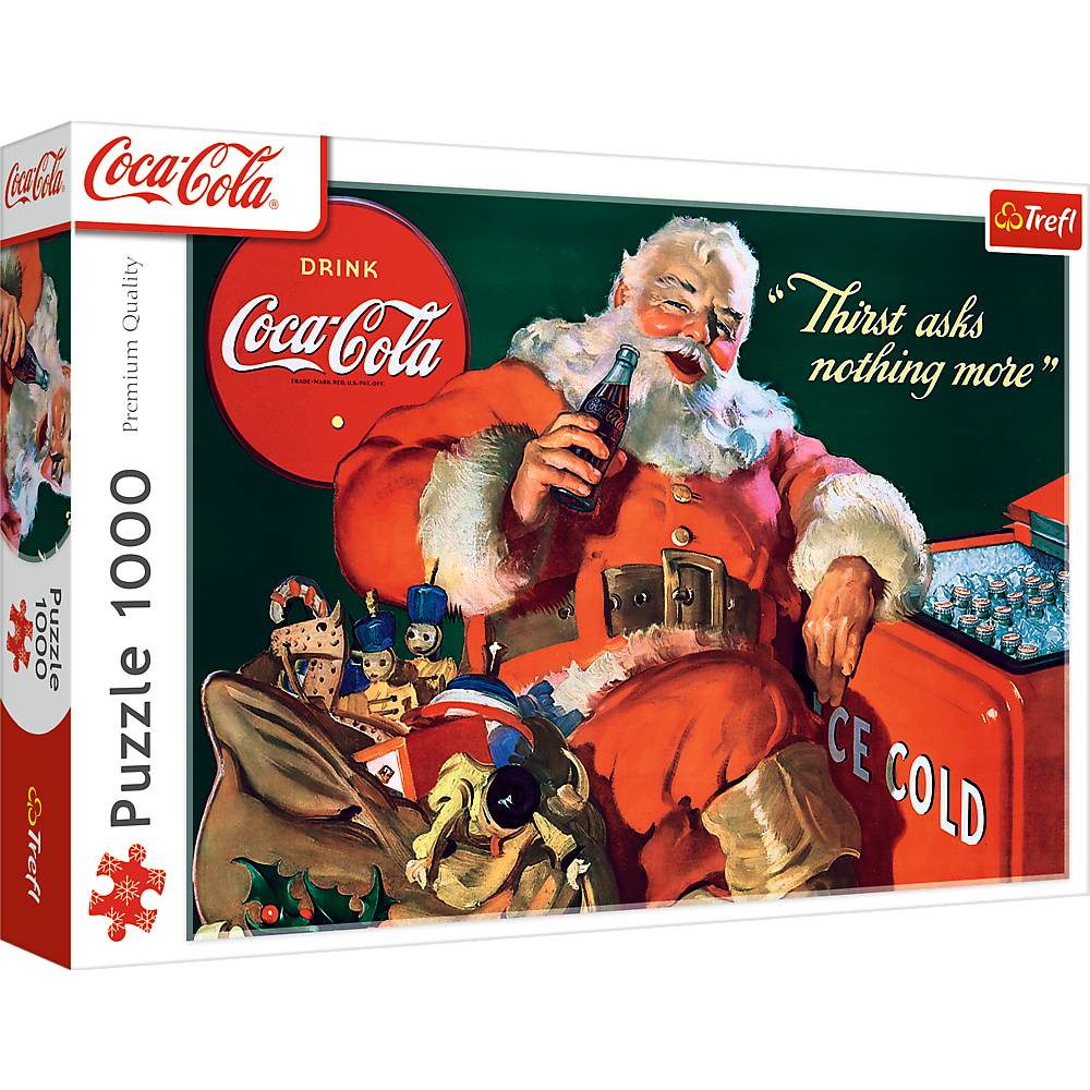 Coca-Cola: Geschenke vom Weihnachtsmann 1000 Teile Puzzle