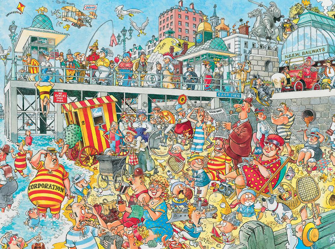 Wasgij Destiny 3 Sandige Zeiten! 950 Teile Puzzle