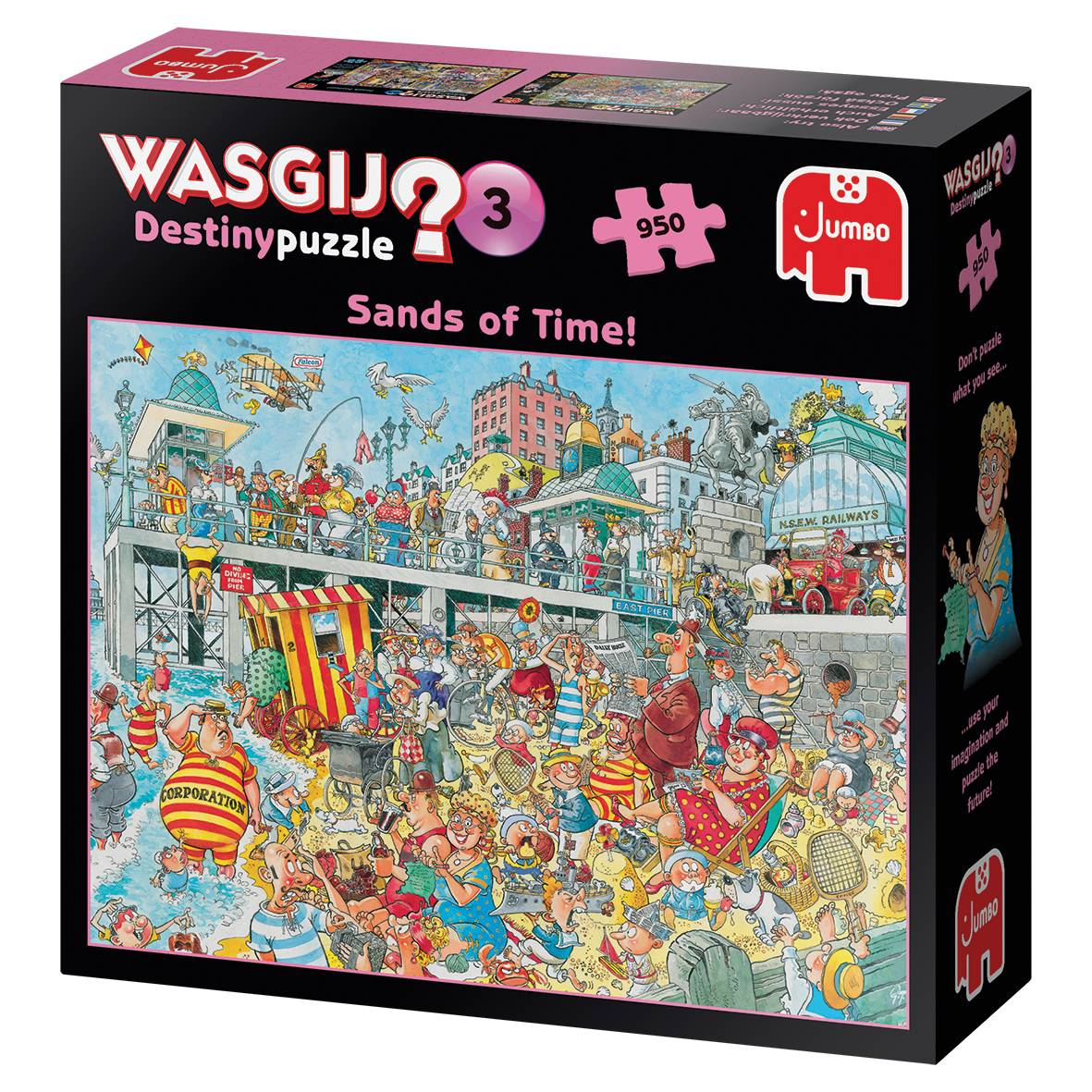 Jumbo Spiele 1119800171 Wasgij Destiny 3 Sandige Zeiten! 950 Teile Puzzle