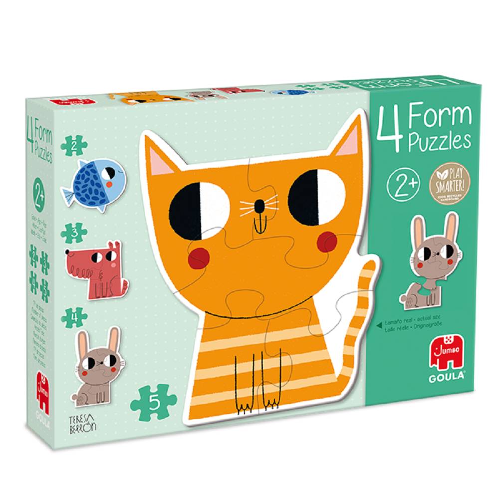 Goula 53174, 4 Puzzles Motiv Tiere