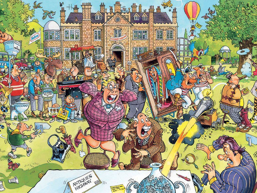 Wasgij Original 10 Antiquitätenjagd! 950 Teile Puzzle