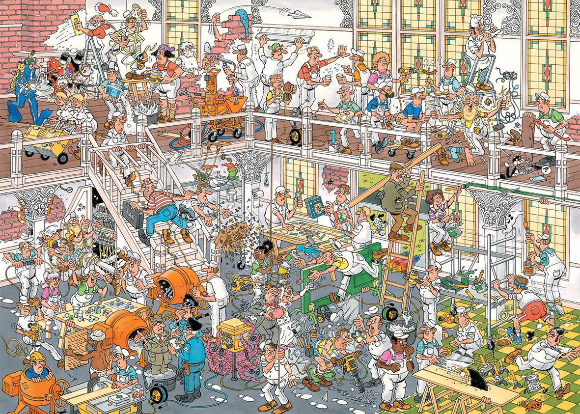 Jan van Haasteren - Der Baumarkt & Das Renovierungsprojekt Puzzle