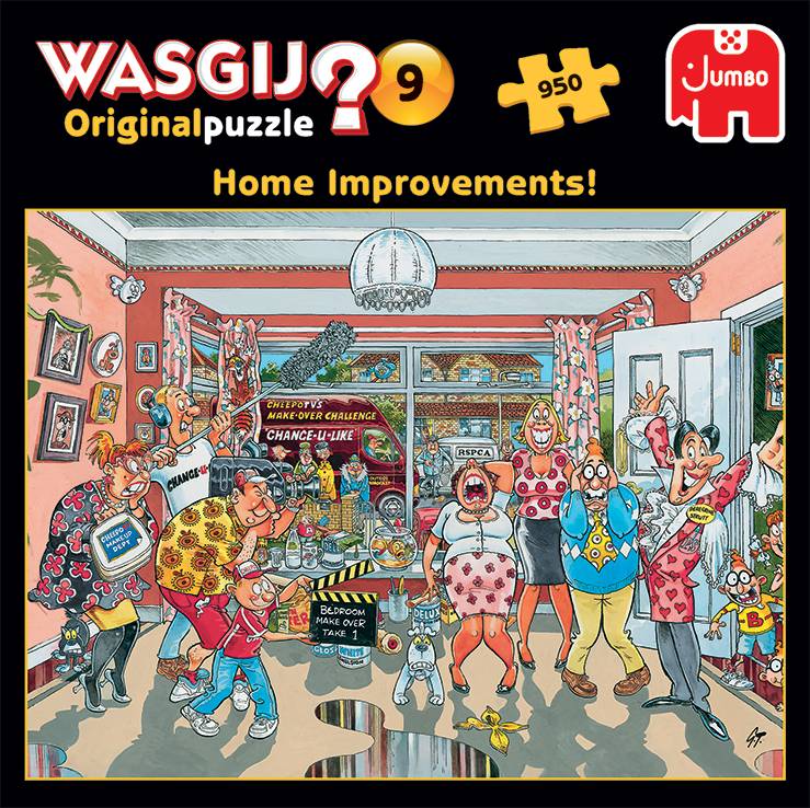 Jumbo Spiele 1119800170 Wasgij Original 9 Kleinere Umbauten! 950 Teile Puzzle