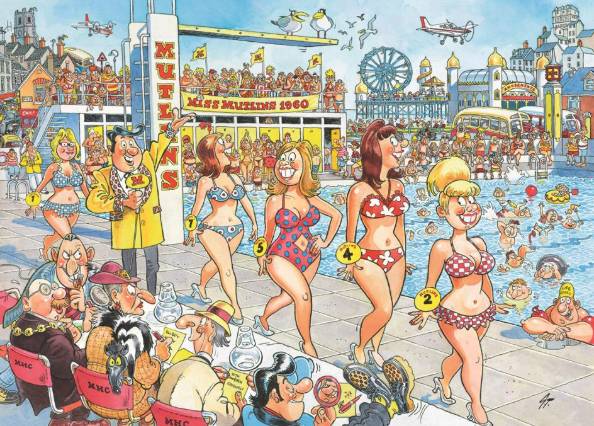 Jumbo Spiele 1119800051 Wasgij Destiny 9 Super Models! 950 Teile Puzzle