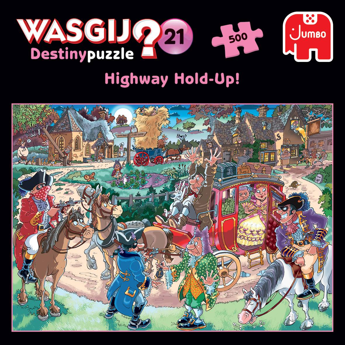 Wasgij Destiny 21 Halt! Geld oder Führerschein! 500 Teile Puzzle