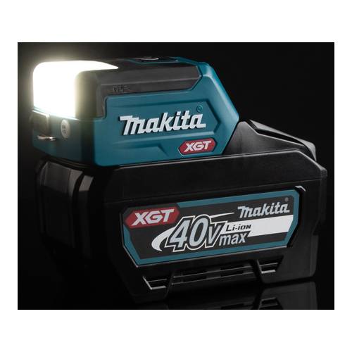 MAKITA ML011G - LED-Akku-Taschenlampe (40 V | XGT | Lichtstrom 300/150 Lumen | inkl. Blendschutzabdeckung)