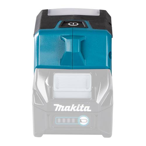 MAKITA ML011G - LED-Akku-Taschenlampe (40 V | XGT | Lichtstrom 300/150 Lumen | inkl. Blendschutzabdeckung)