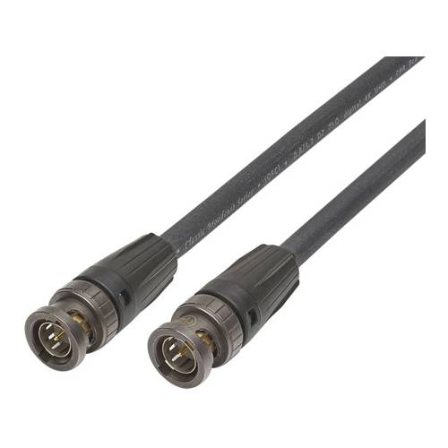 SOMMER CABLE V8GX-0200-SW-SW - Video-Patchkabel 4K SC-Vector PLUS 0.8/3.7 DZ (BNC/BNC | schwarz) - 2,00m