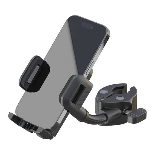 KOENIG & MEYER 19761-000-55 - Smartphone-Halter für Smartphones & weitere Geräte (360° drehbar) - schwarz