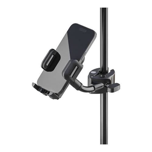 KOENIG & MEYER 19761-000-55 - Smartphone-Halter für Smartphones & weitere Geräte (360° drehbar) - schwarz