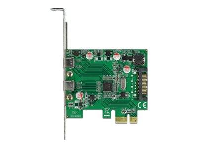 DELOCK PCI Expr x1 Karte > 2x ext SuperSpeed USB 3.2G1 C Bu Multimedia-Technik PCI Express Karten