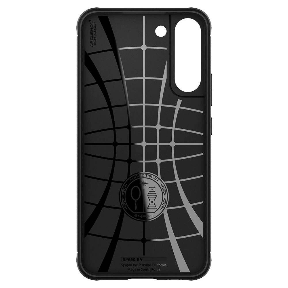 Spigen Rugged Armor Hülle Samsung Galaxy S22 – Mattschwarz