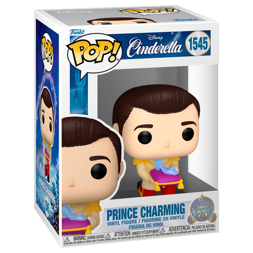Cinderella 75th Anniversary POP! Disney Vinyl Figur Prince C 9 cm