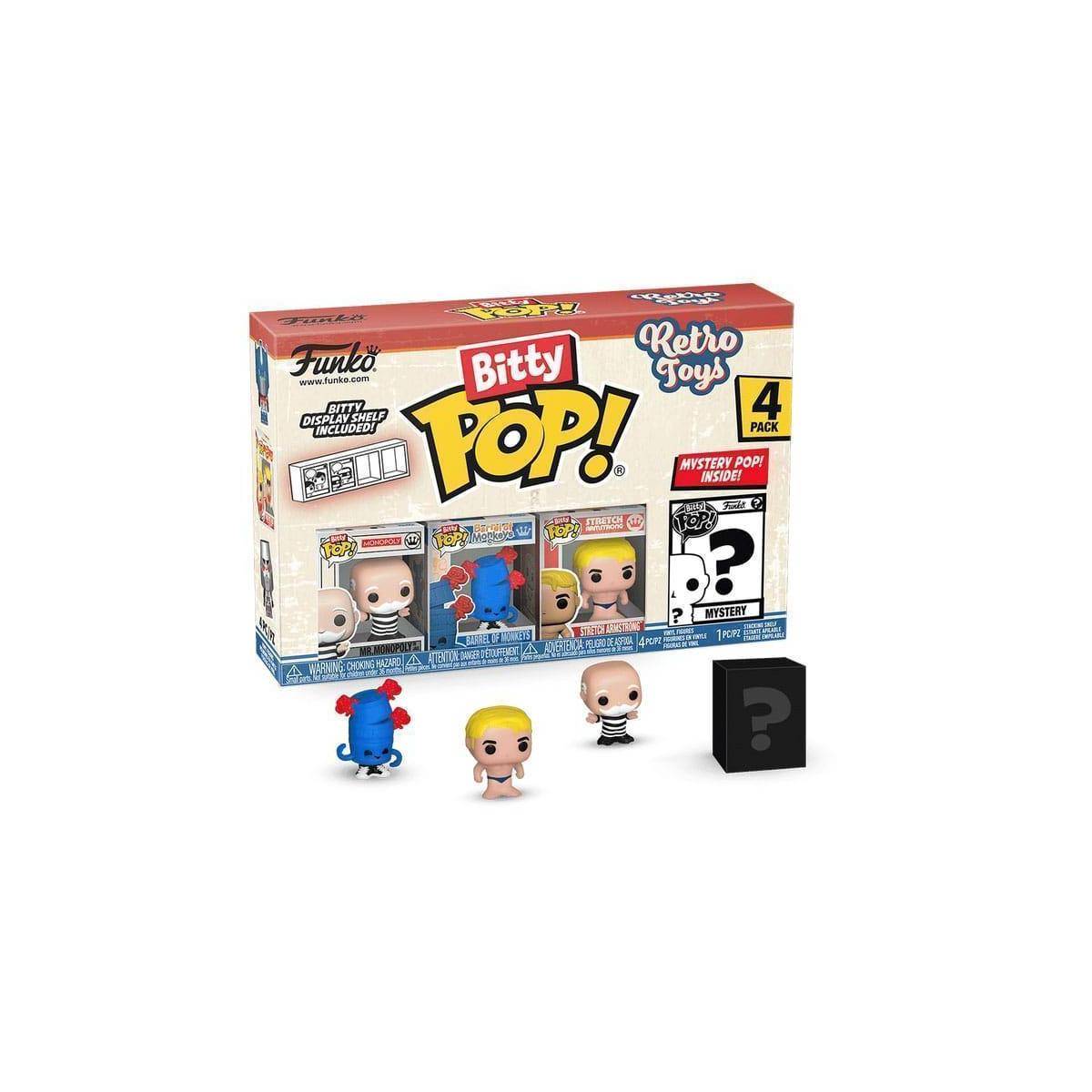 FK75449 - Retro Toys Bitty POP! Vinyl Figuren 4er-Pack Mr. Monopoly 2,5 cm