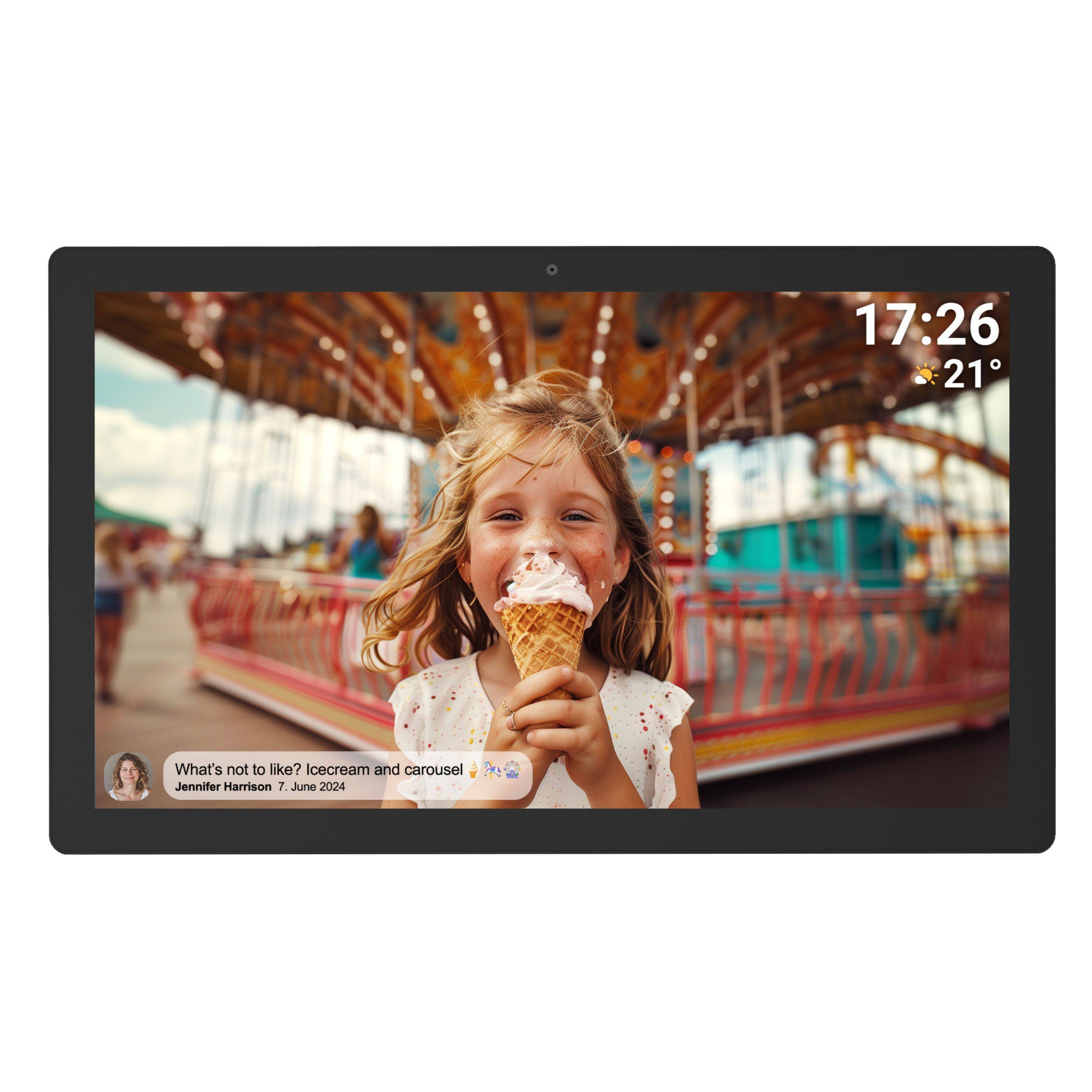 DENVER PFF-3260 | 32-Zoll Digitaler Bilderrahmen, Wi-Fi, 32 GB Speicher, FULL HD Touchscreen & FRAMEO Software