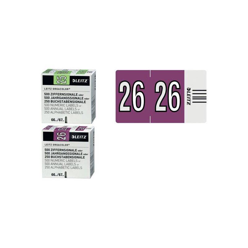 LEITZ Jahressignal Orgacolor "25", auf Streifen, grün