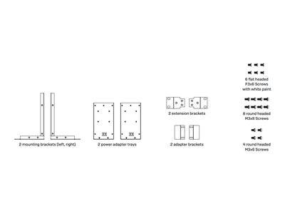 SOPHOS Rackmount kit XGS 88/108 Netzwerk & Smart Home Netzwerk-Zubehör Netzwerkkarten & Adapter