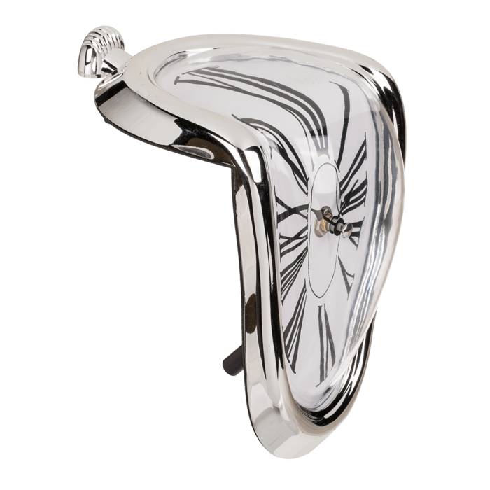 Schmelzende Uhr Melting Time Designuhr 18x13cm