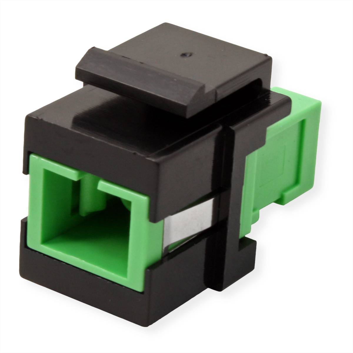 ROLINE Keystone LWL-Adapter SC/SC Simplex, Single Mode, OS2, APC