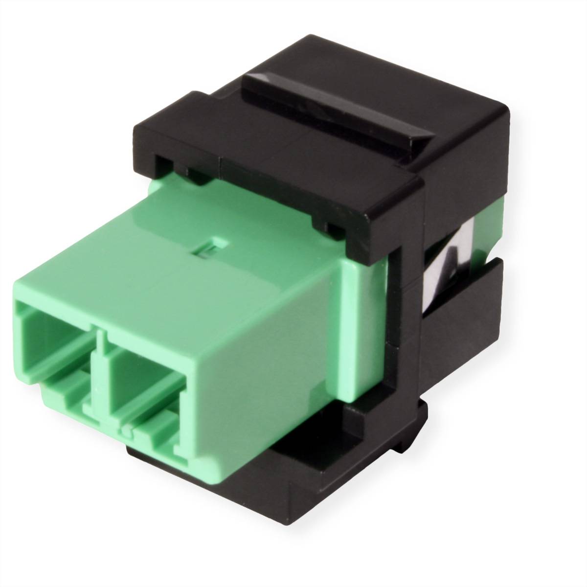 ROLINE Keystone LWL-Adapter LC/LC Duplex, Single Mode, OS2, APC