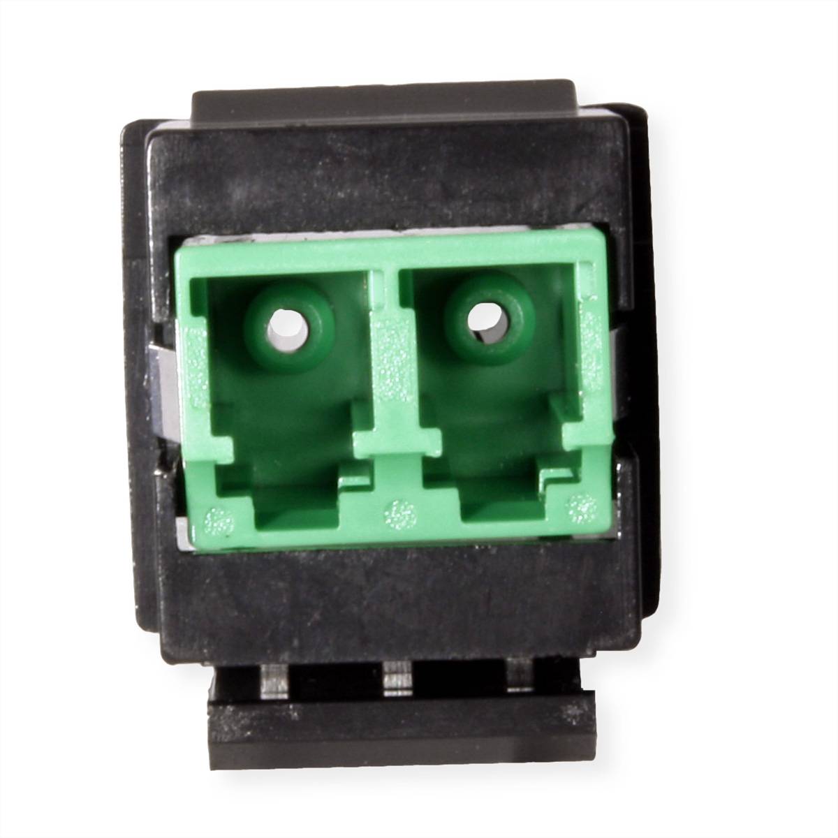 ROLINE Keystone LWL-Adapter LC/LC Duplex, Single Mode, OS2, APC