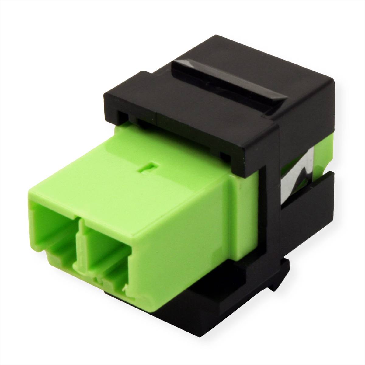 ROLINE Keystone LWL-Adapter LC/LC Duplex, Multimode, OM5