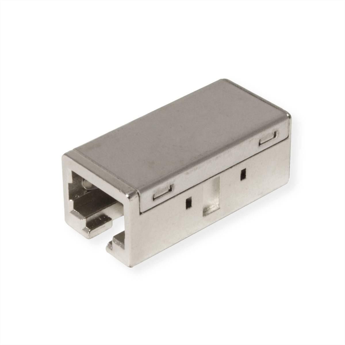 ROLINE RJ-45 Kupplung geschirmt, Cat.6A (Class EA), Metallgehäuse
