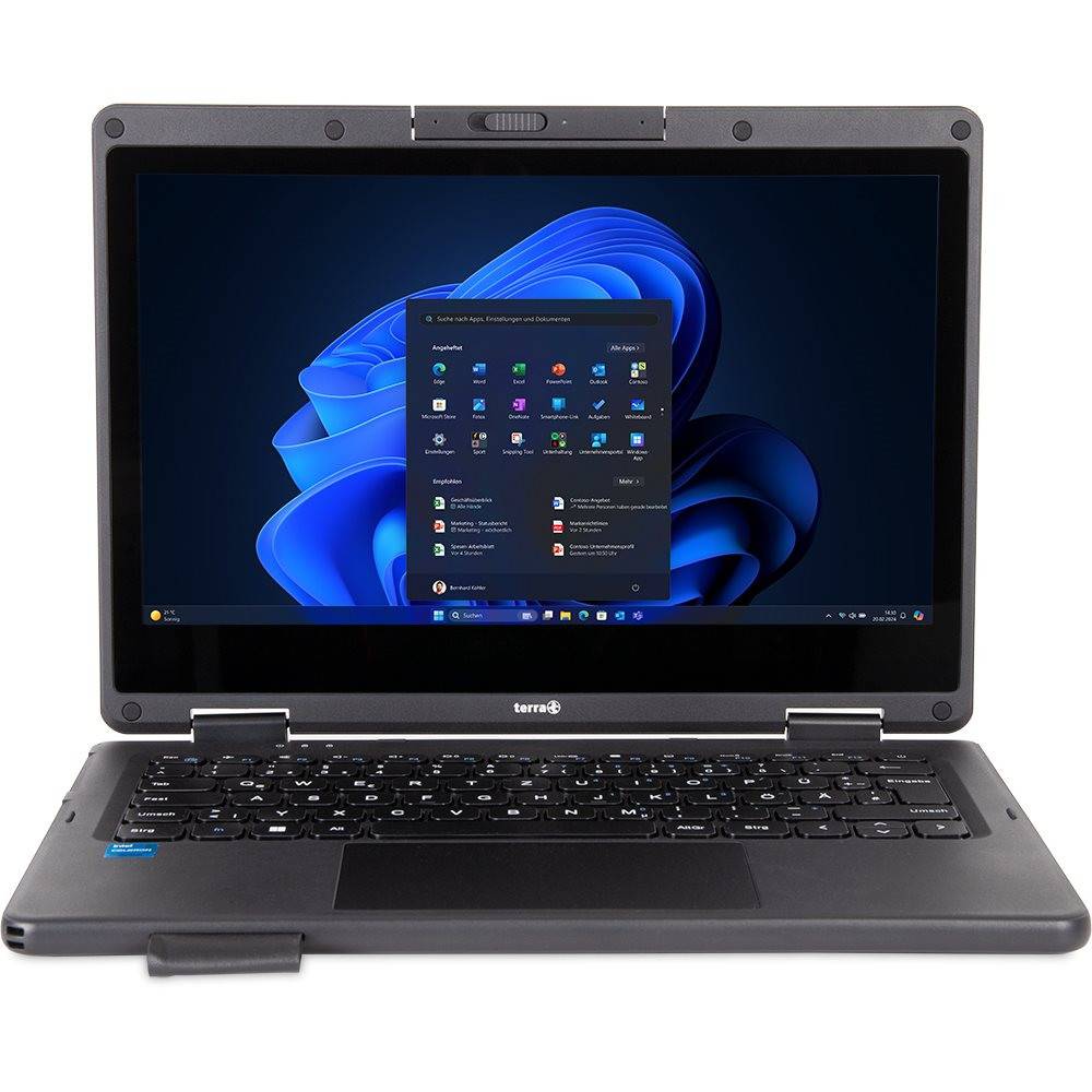 TERRA MOBILE 360-11V4 N100 W11P EDU STF 4GB RAM, 128GB SSD und STF Entry Lizenz, Intel® N, 29,5 cm (11.6"), 1366 x 768 P