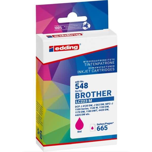 Druckerpatrone ersetzt Brother LC223M magenta