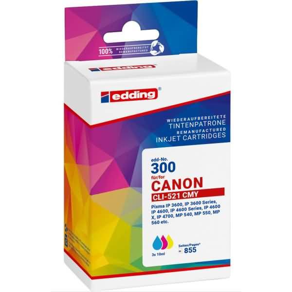 Tintenpatrone ersetzt Canon CLI-521 colour Multipack 3