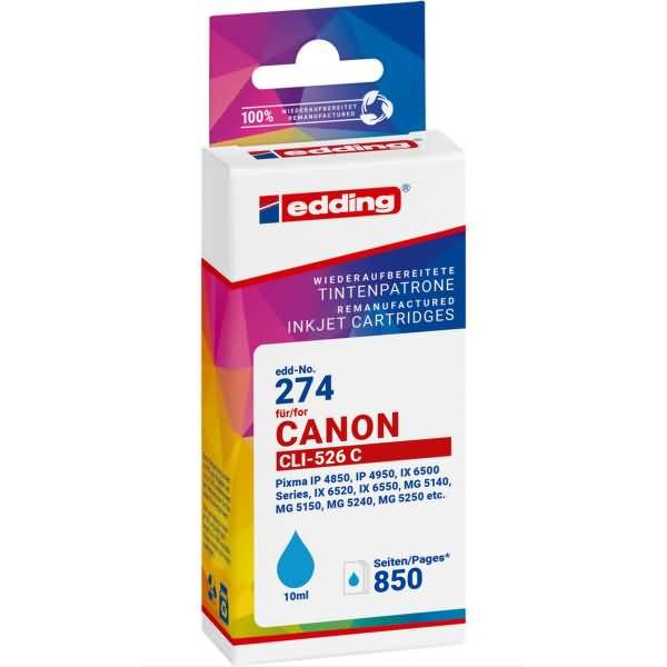 Tintenpatrone ersetzt Canon CLI-526 cyan