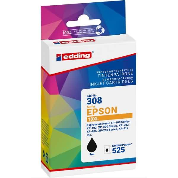 Tintenpatrone ersetzt Epson T1811 schwarz