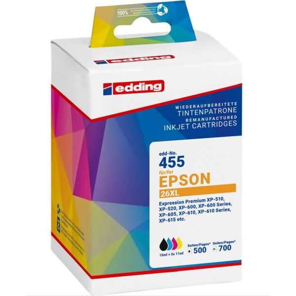 Druckerpatronen Mulitpack ersetzt Epson No. T26XL color