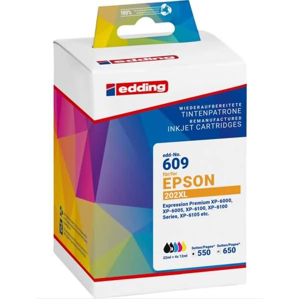 Druckerpatrone ersetzt Epson 202XL Multipack