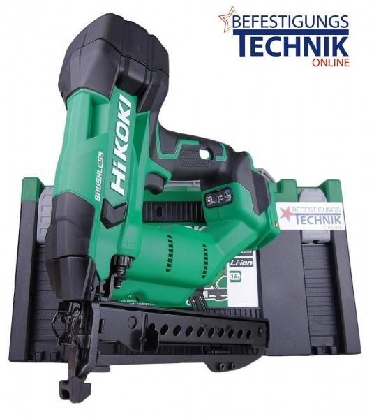 Hikoki Akku Klammergerät N1804DA 12-40mm Basic für Klammern Prebena E & ES HSCIII KL-12 KL-17