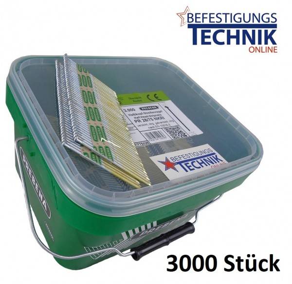 34° Streifennägel 2,8x75mm Ring verzinkt Prebena Box für Nagler Paslode Senco Tjep Hikoki 3,0M