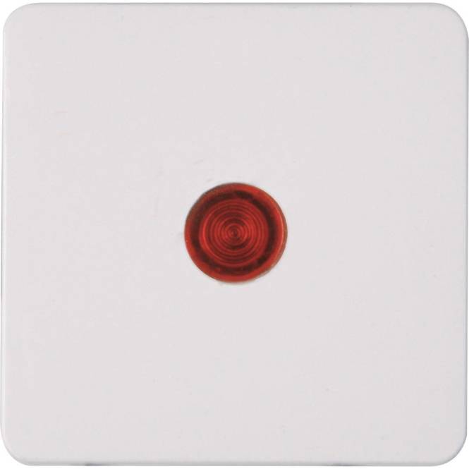 Kopp HK02-Flächenwippe m.Linse 331114005 rot arktisweiß Install.Baumaterial Schaltermat/Geb.Steu