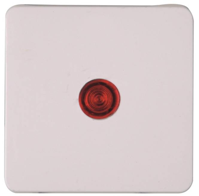 Kopp HK02-Flächenwippe m.Linse 331114005 rot arktisweiß Install.Baumaterial Schaltermat/Geb.Steu