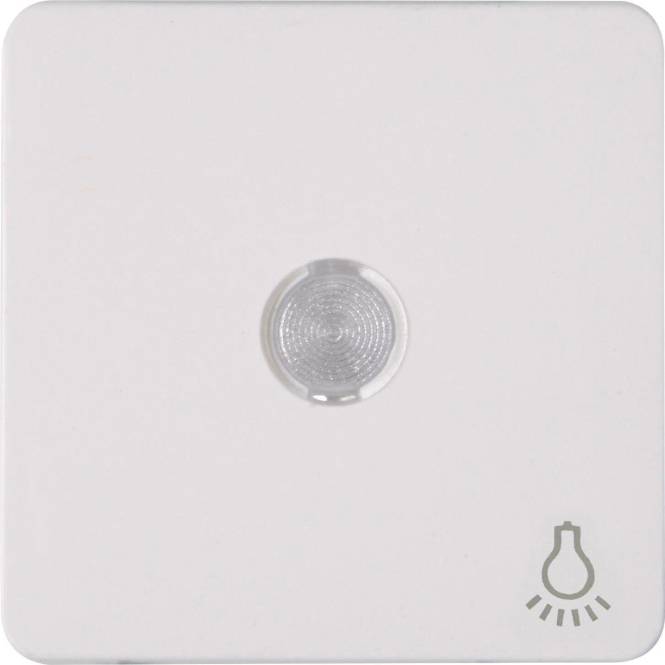 Kopp Flächenwippe m.Linse 330213006 HK02 Symbol Licht arktis-weiß Install.Baumaterial Schalter