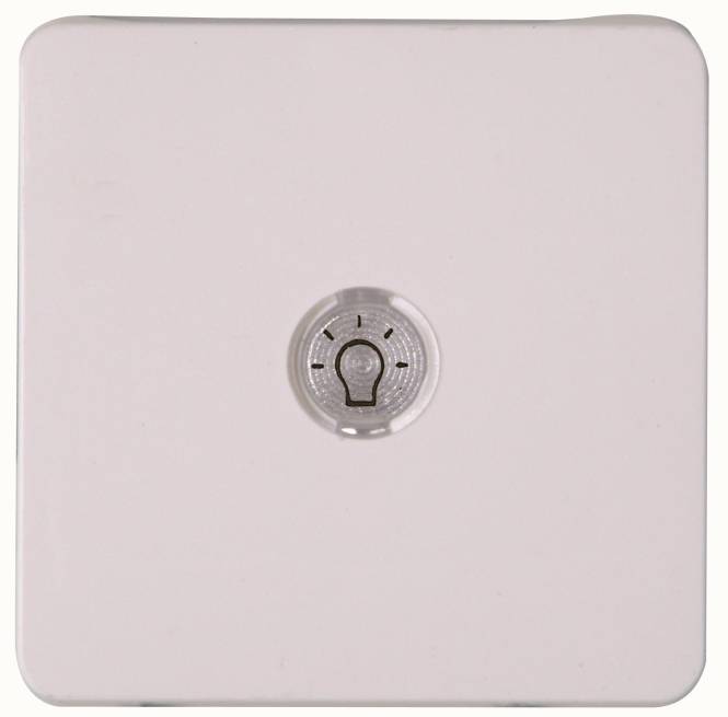 Kopp Flächenwippe m.Linse 330213006 HK02 Symbol Licht arktis-weiß Install.Baumaterial Schalter