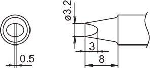 COMPOSIT Lötspitze Format 3.2D