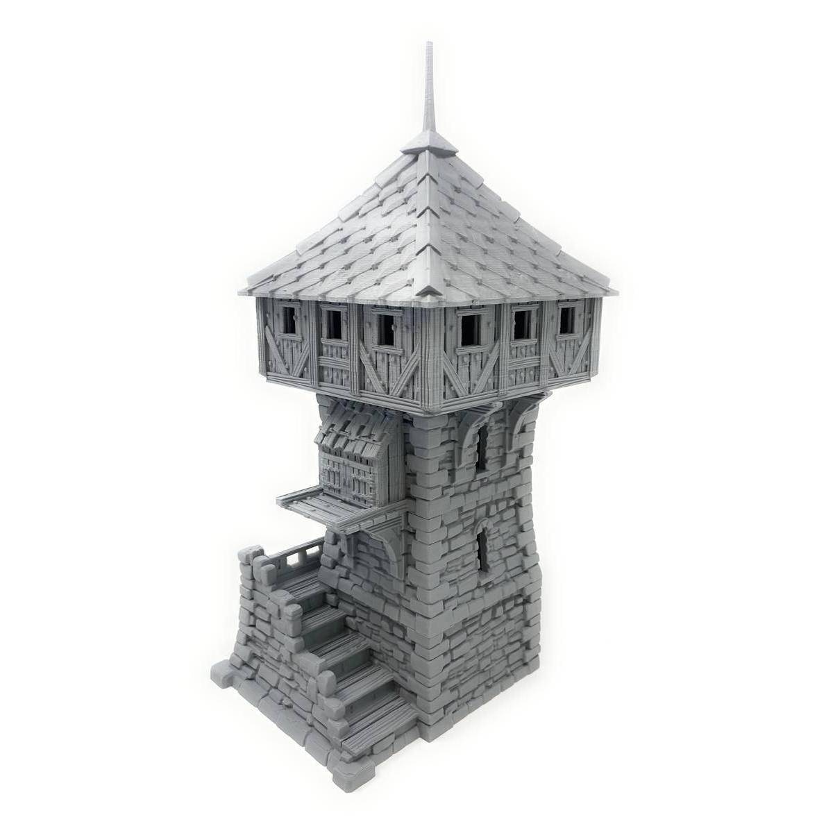 FROST_DEFENSETOWER - 3D-gedruckter Verteidigungsturm für Tabletop-Miniaturen