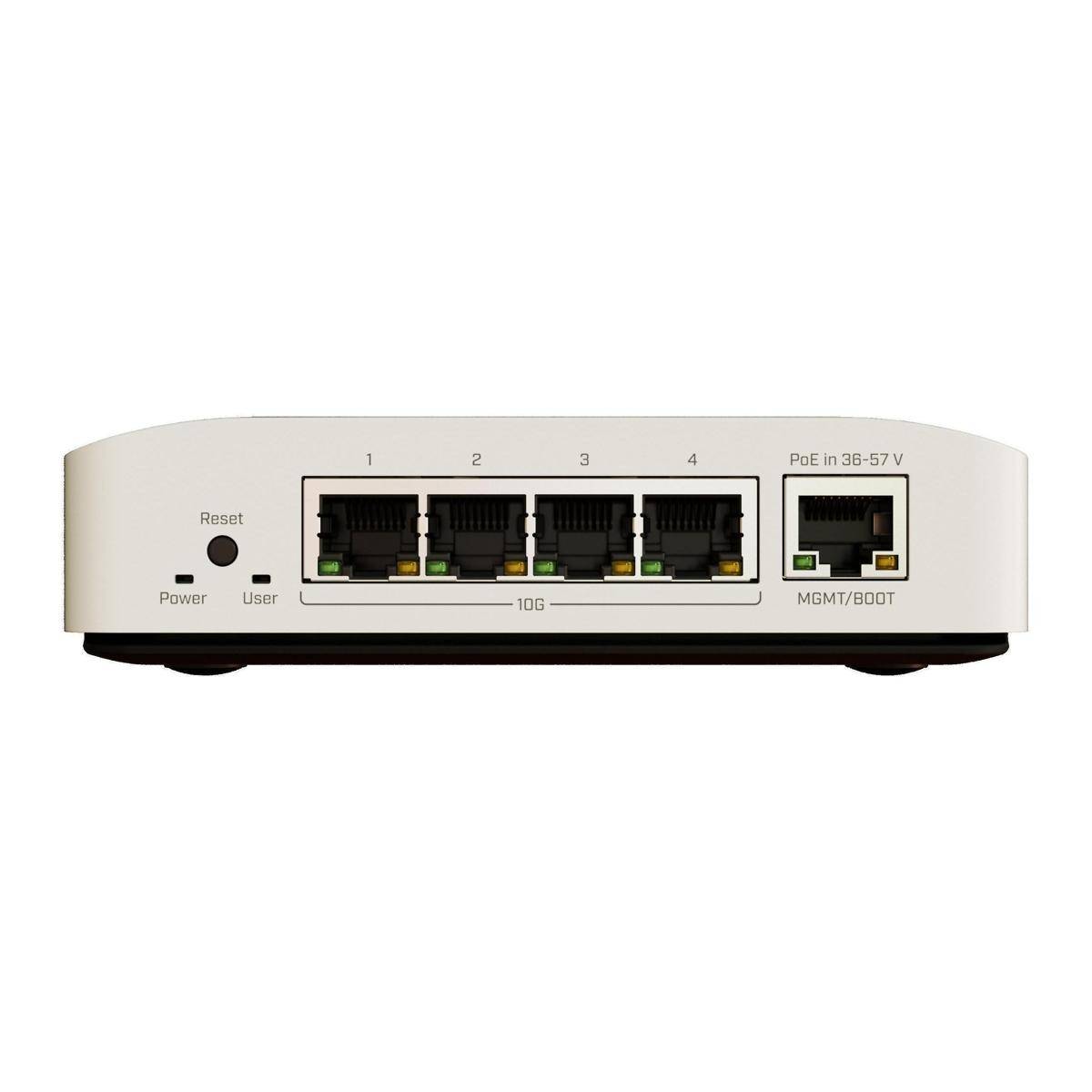 CRS304-4XG-IN - Cloud Router Switch 304-4XG-IN mit 4 x 1G2.5G5G10G RJ45-Ethernet-Ports, 1 x 1G