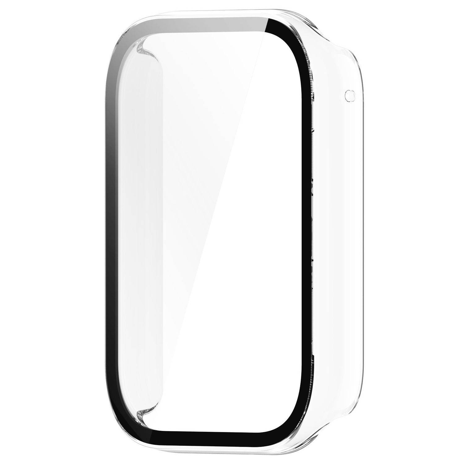 Für Xiaomi Smart Band 9 Pro Kunststoff PC Smart Hülle + Tempered H9 Hart Glas Transparent