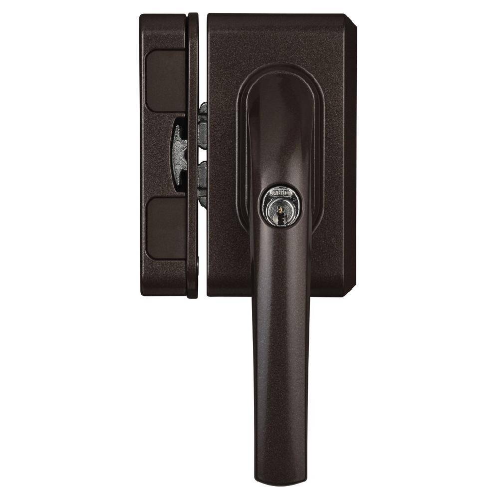 Fenstergriff-Schloss - Modell FO500N - für nach innen öffnende Fenster - Modell FO500N B AL0145 - Farbe braun - Schließung AL0145 - Preis per Stüc